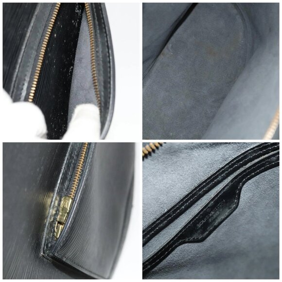 LOUIS VUITTON Epi Gobelins Backpack Black M52292 LV Auth 116303 - Picture 15 of 16